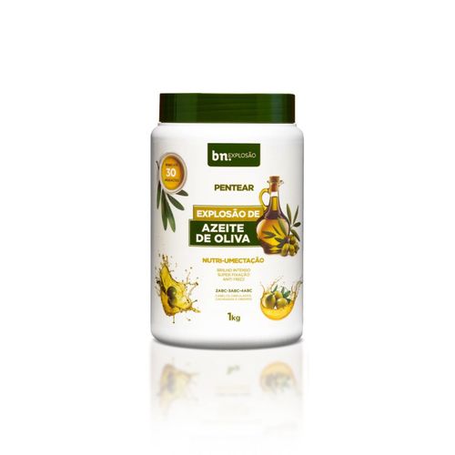 Creme de Pentear Explosão Azeite de Oliva 1Kg | bn.Cachos